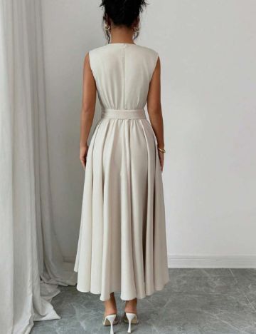 Rochie maxi Shein, crem