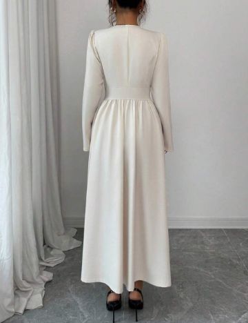 Rochie maxi Shein, crem