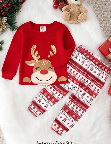 Compleu pijamale Shein, mix culori