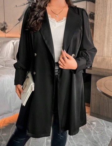 Blazer Shein Curve+, negru