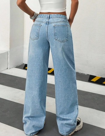 Jeans Shein, albastru