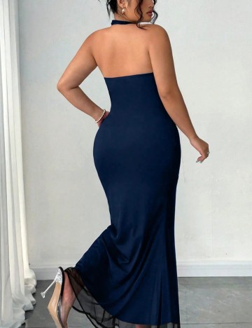 Rochie maxi Shein Curve+, albastru