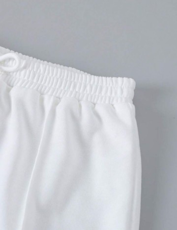 Pantaloni Shein, alb