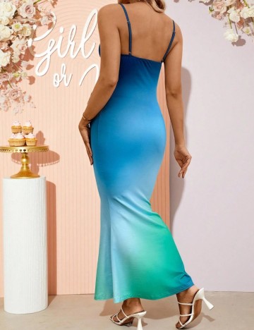 Rochie maxi Shein, mix culori