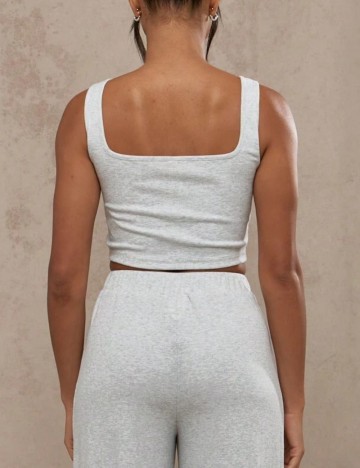 Maiou de pijama Shein Missguided, gri