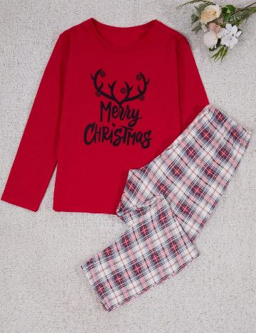 Compleu pijamale Shein Curve+, mix culori