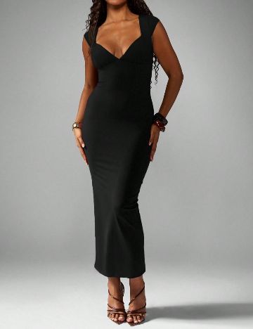 Rochie midi Shein Missguided, negru