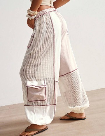 Pantaloni Shein Curve+, mix culori