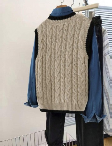 Vestă Shein, mix culori