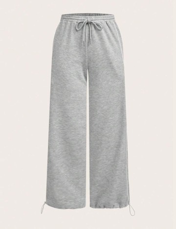 Pantaloni Shein Curve+, gri