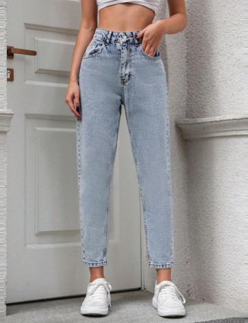 Jeans Shein, albastru