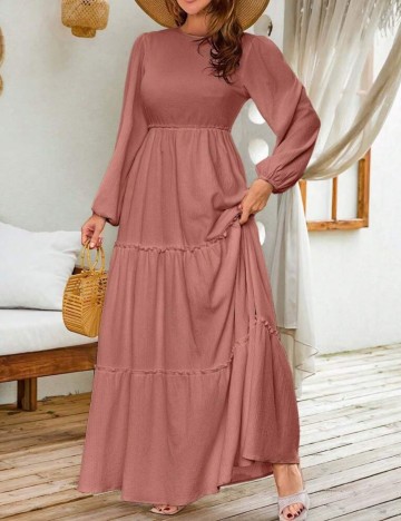 Rochie maxi Shein, roz