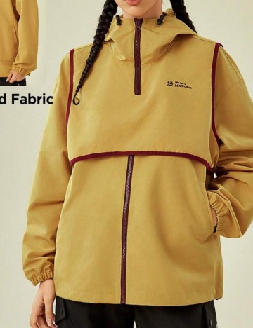 Jachetă Shein In My Nature, galben mustar