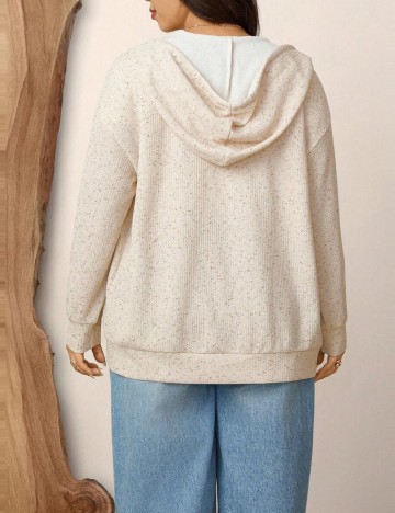 Hanorac Shein Curve+, crem