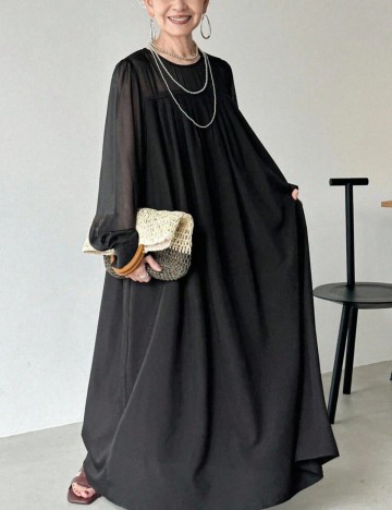 Rochie maxi Shein, negru