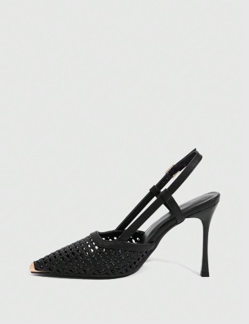 Pantofi cu toc Shein, negru
