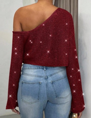 Bluză Shein, vișiniu