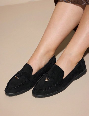 Mocasini Shein, negru