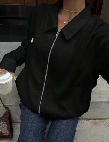 Jachetă Shein, negru