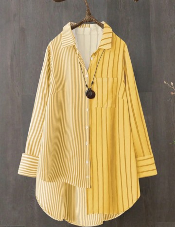 Cămașă Shein Curve+, portocaliu