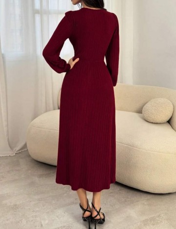 Rochie midi Shein, vișiniu