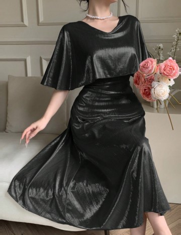 Rochie midi Shein DAZY, negru