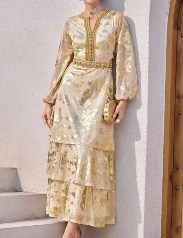 Rochie midi Shein, auriu