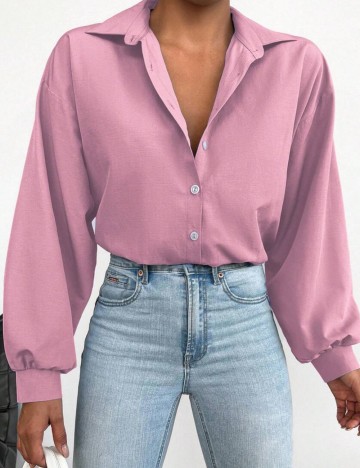 Cămașă Shein, roz