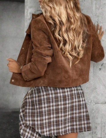 Jachetă Shein, maro