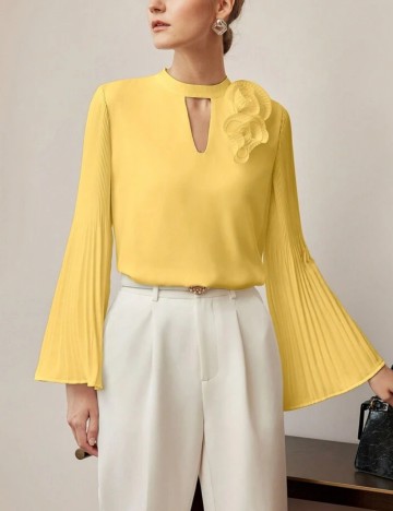 Cămașă Shein, galben