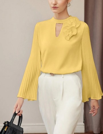 Cămașă Shein, galben