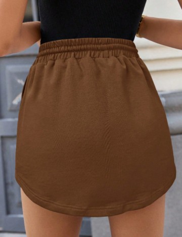 Fustă Pantalon Shein Emery Rose, maro