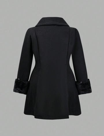 Palton Shein Curve+, negru