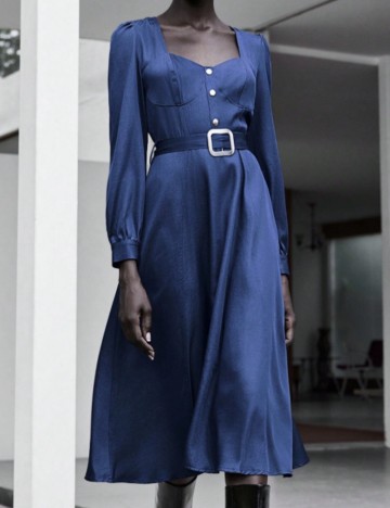 Rochie midi Shein, albastru