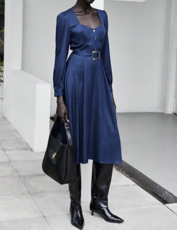 Rochie midi Shein, albastru