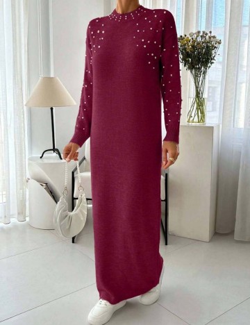 Rochie maxi Shein, vișiniu