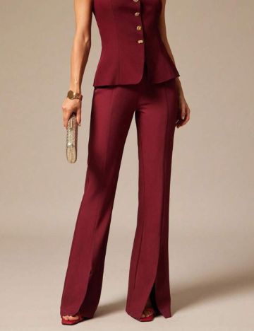 Pantaloni Shein, vișiniu