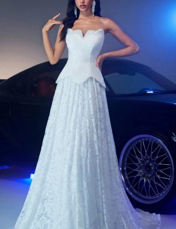 Rochie maxi Shein, alb