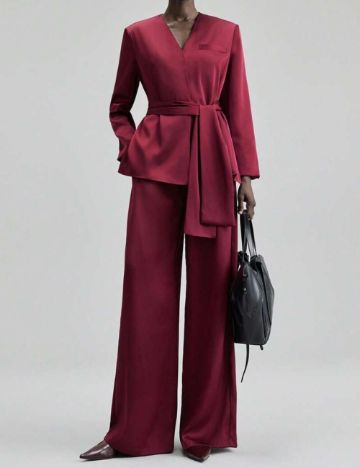 Compleu Shein, vișiniu