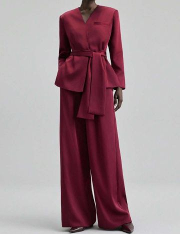 Compleu Shein, vișiniu