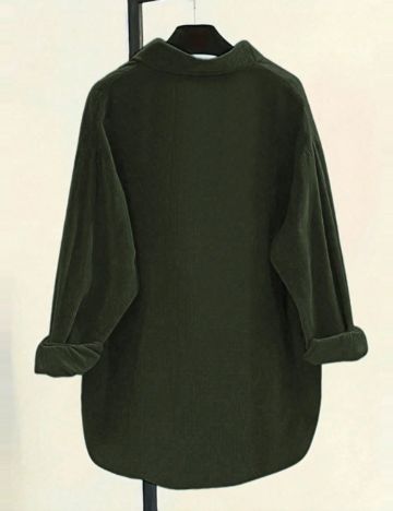 Cămașă raiat Shein, verde