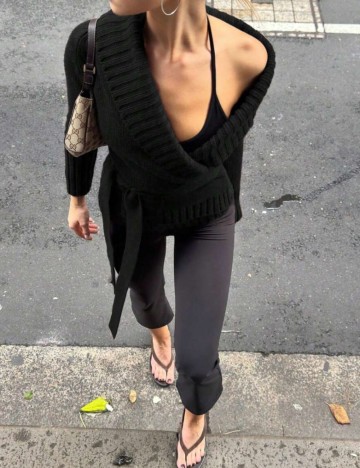 Pulover Shein, negru