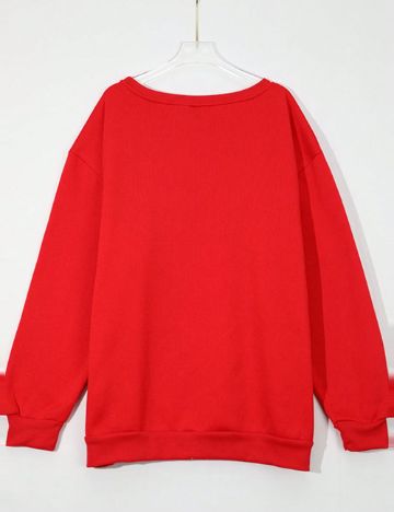 Bluză Shein Curve+, roșu