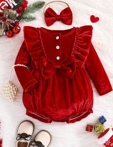 Set rochie și bentiță Shein, roșu