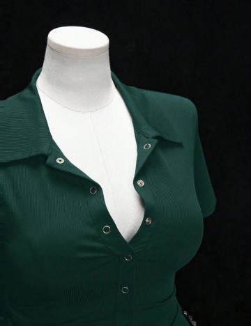 Tricou Shein Curve+, verde