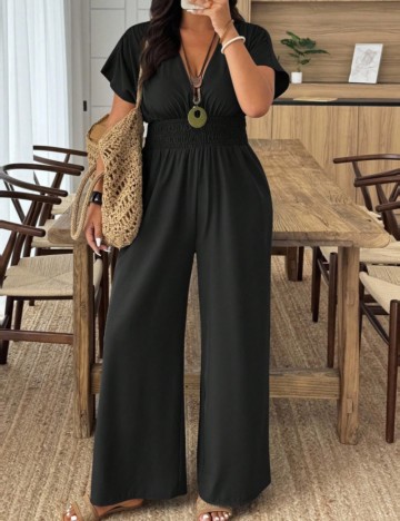 Salopetă lungă Shein Curve+, negru