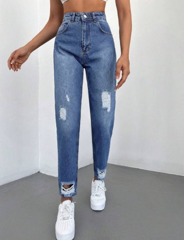 Jeans Shein, albastru