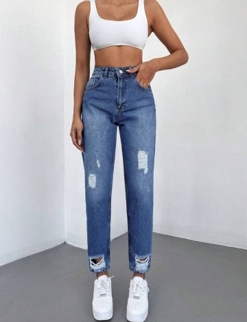 Jeans Shein, albastru