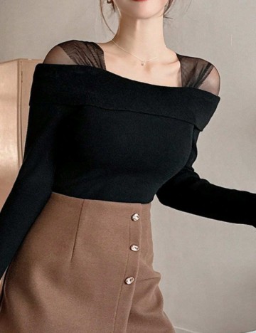 Pulover Shein, negru