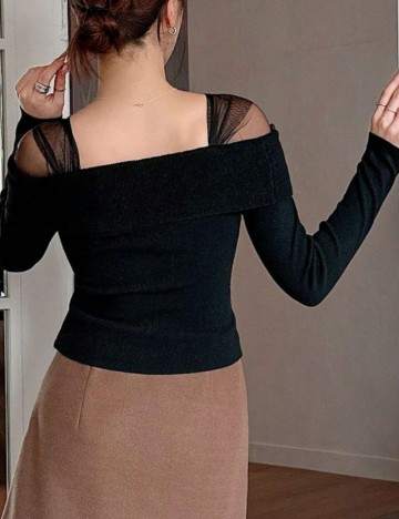 Pulover Shein, negru